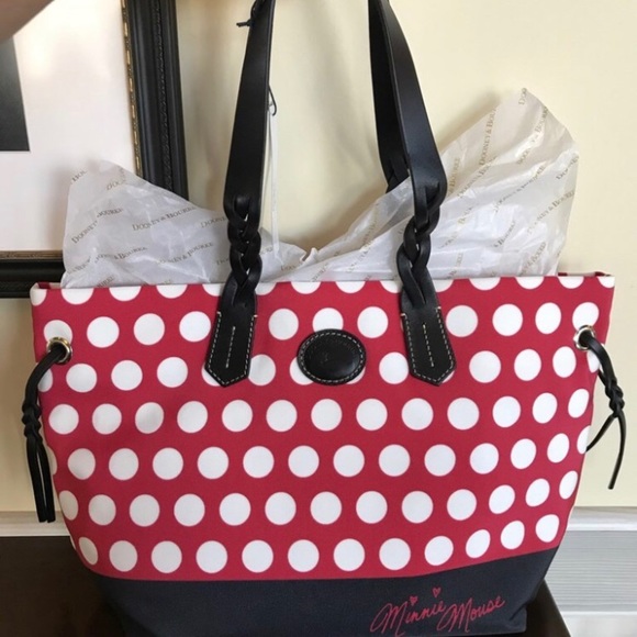 Dooney & Burke MinnieMouse Rocks the Dots Tote NWT - Picture 6 of 8